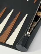 Métier - Full-Grain Leather Backgammon Set - Black