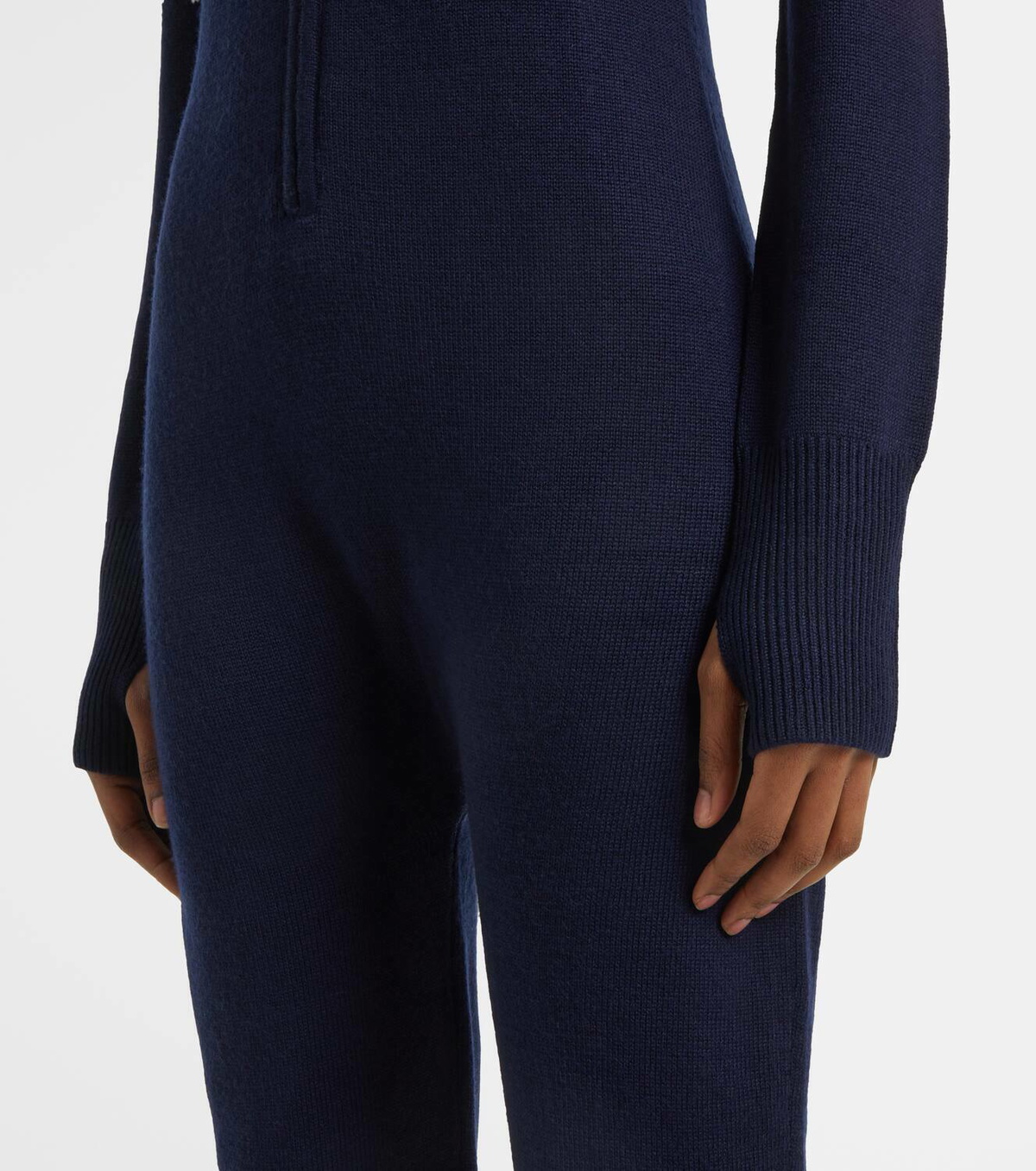 Perfect Moment Wool intarsia bodysuit
