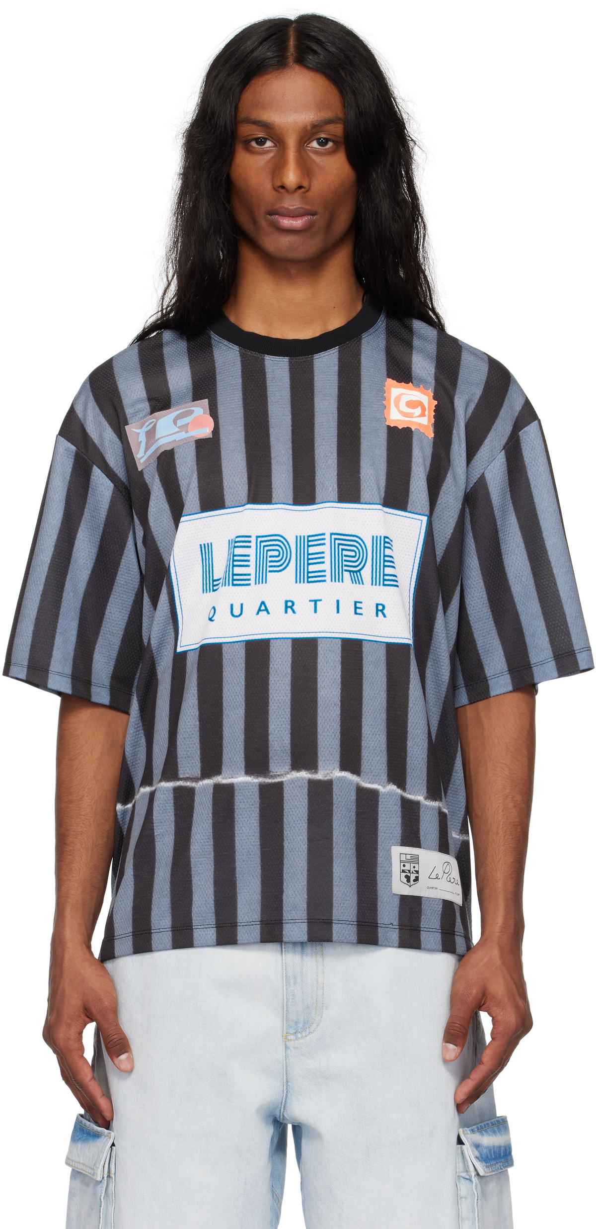 le PÈRE Black & Gray Antonio Carrau Edition LPFC Mesh Jersey