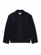 Officine Générale - Hamilton Slim-Fit Wool-Felt Overshirt - Blue