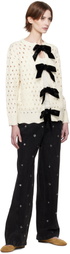 SEA NY Off-White Leia Cardigan