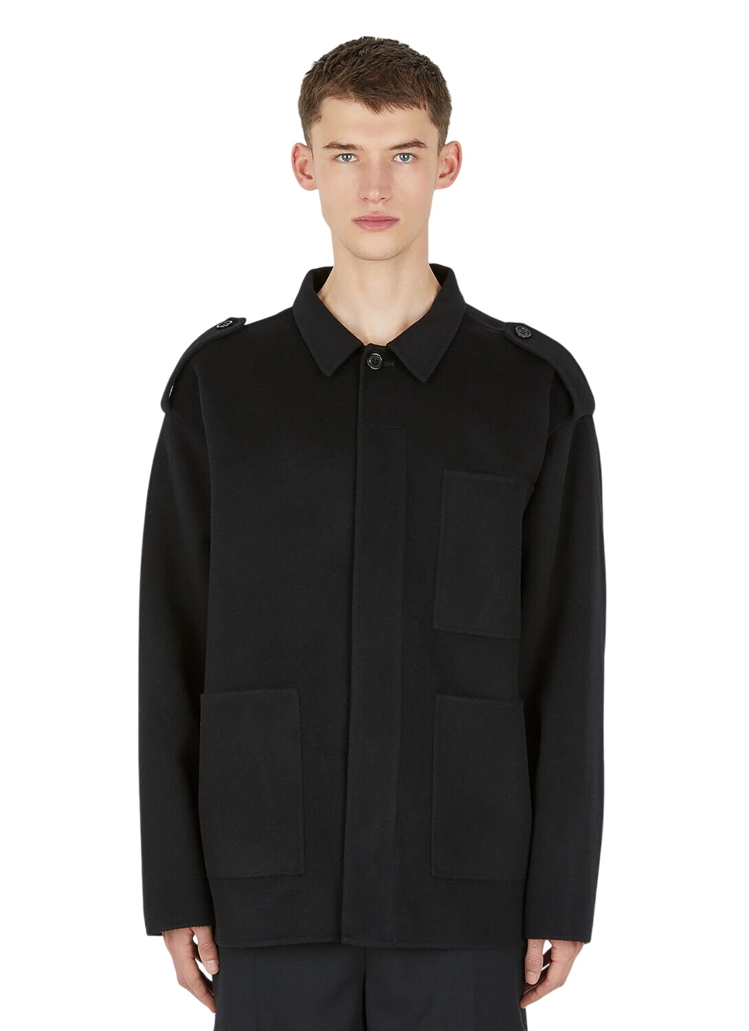 Acne Studios Cotton-blend twill overshirt Acne Studios