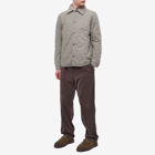 A Kind of Guise Men's Sterling Quilted Shirt Jacket in Frosted Olive