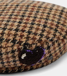 Maison Michel New Billy checked wool beret