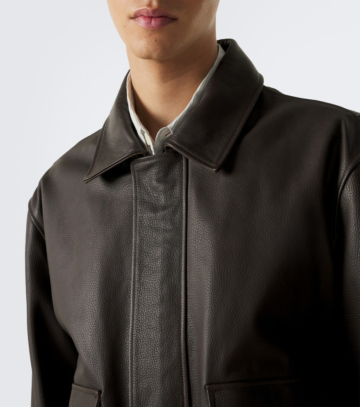 Arma Bari leather blouson jacket