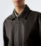 Arma Bari leather blouson jacket