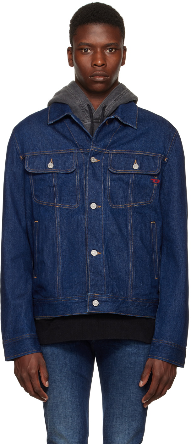 Diesel Blue D-Barcy Jacket Diesel