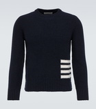 Thom Browne - 4-bar wool and mohair sweater