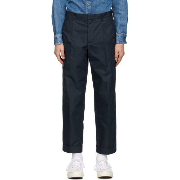 Photo: A.P.C. Navy Kirk Trousers