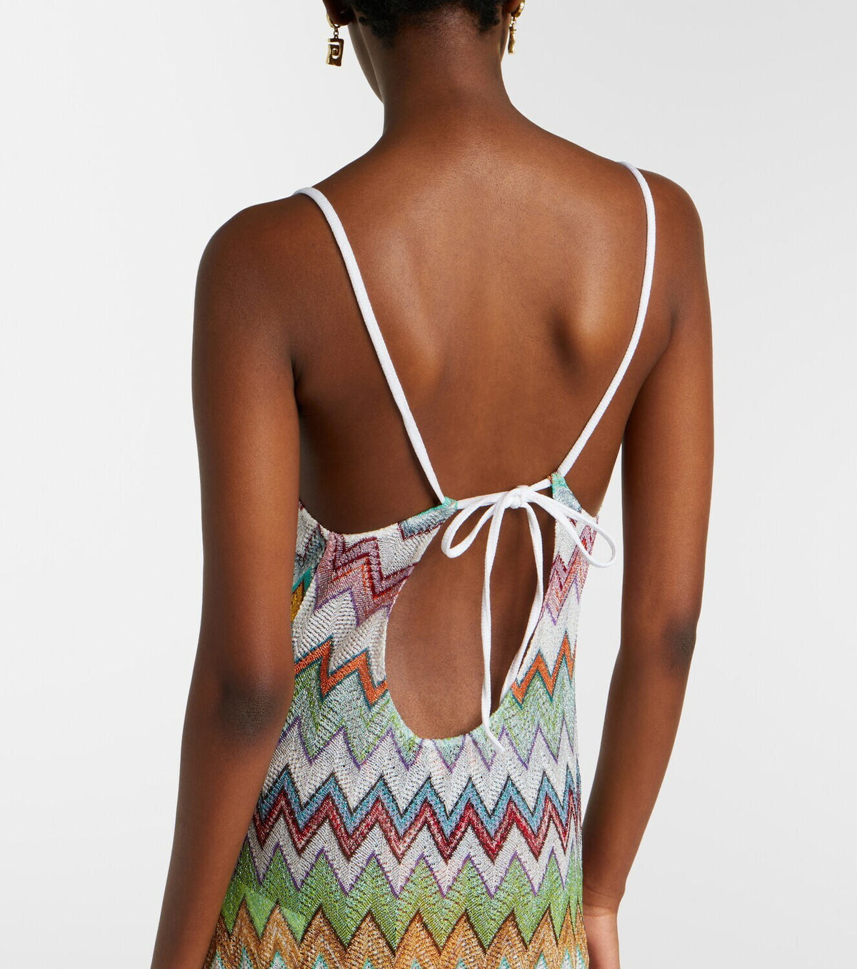 Missoni Zigzag lamé maxi dress