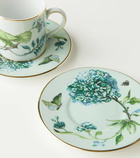 Aquazzura Casa Secret Garden set of 2 espresso cups and saucers