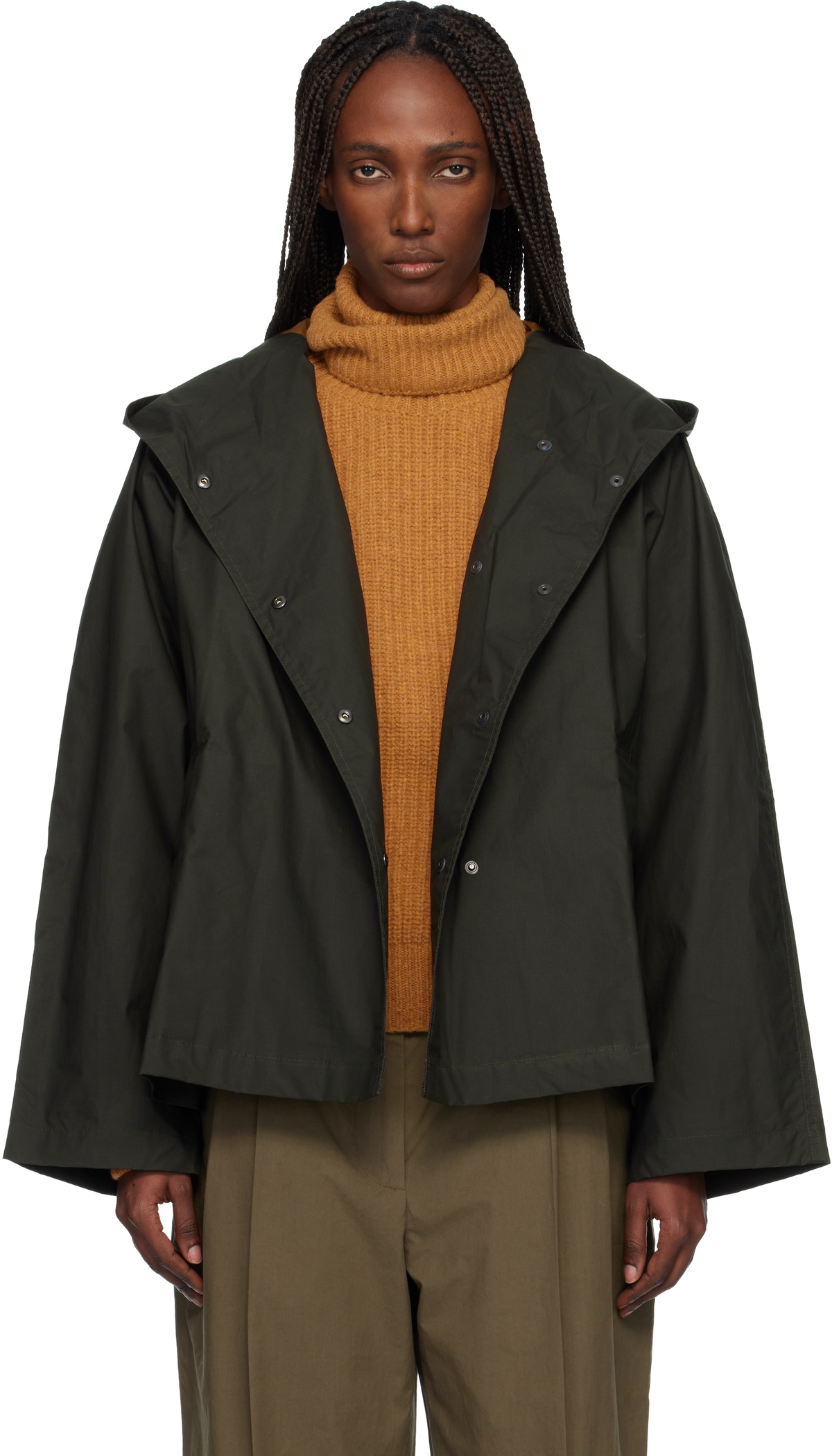Baserange Khaki Cave Windbreaker Jacket