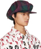 KIDILL Red & Green Check Cap