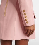 Balmain Cropped leather jacket