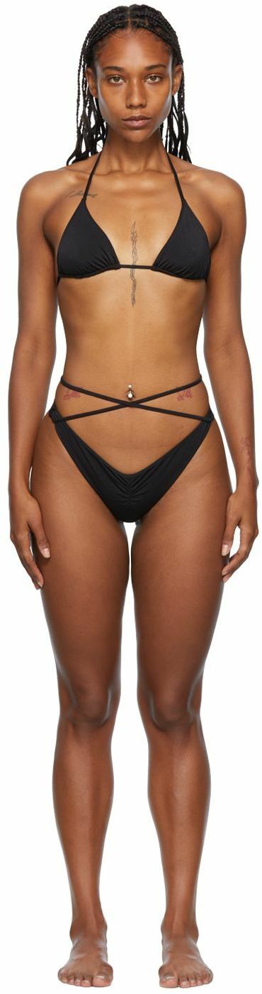 Blumarine SSENSE Exclusive Black Bikini