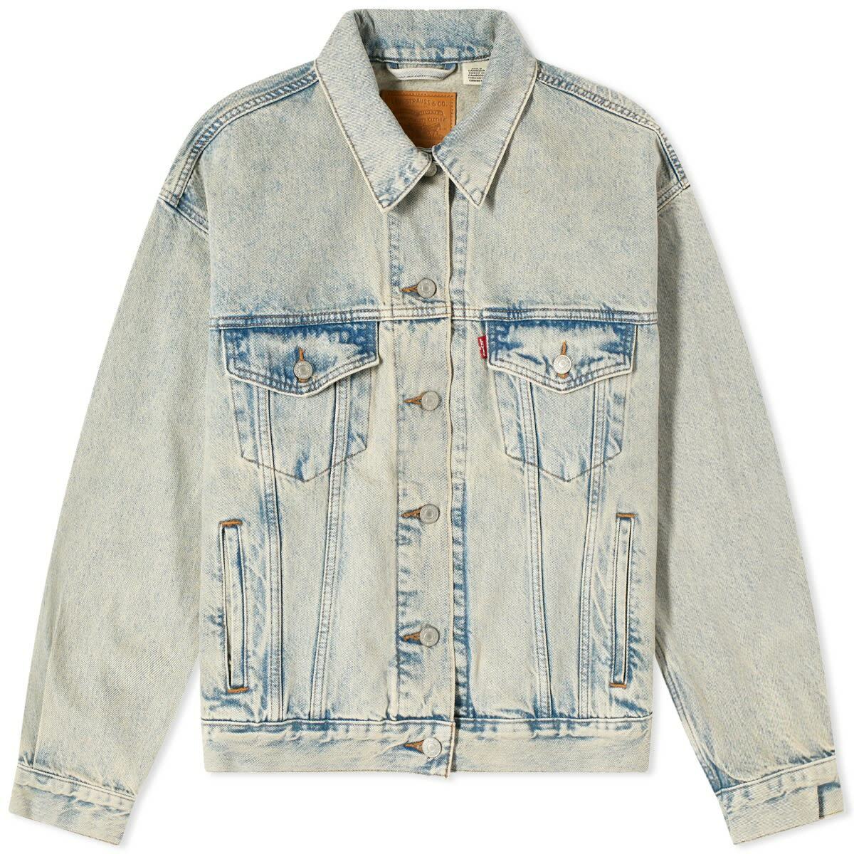 Levi’s Collections Women's Levis Vintage Clothing 90s Denim Trucker Jacket in Where'S The Tint Tru