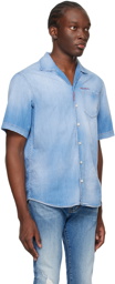 Dsquared2 Blue Notch Denim Shirt