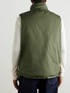 OrSlow - Padded Cotton-Blend Gilet - Green