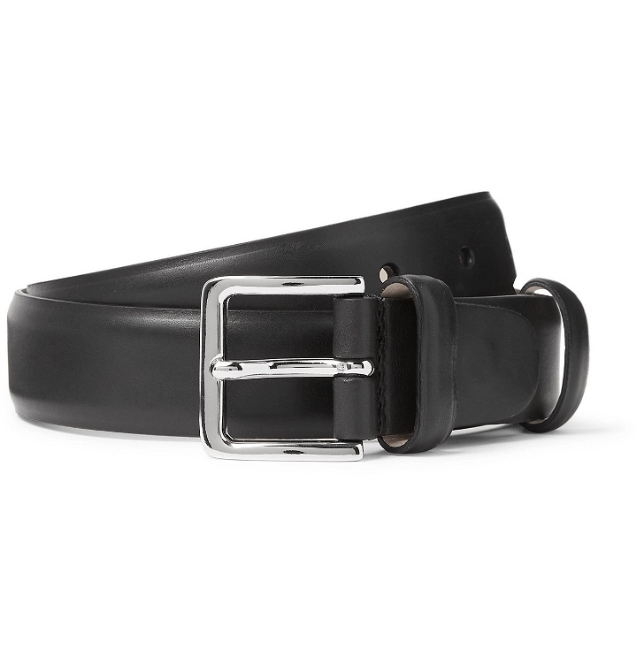 Photo: Mr P. - 3cm Leather Belt - Black