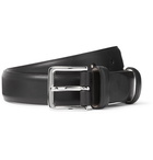 Mr P. - 3cm Leather Belt - Black