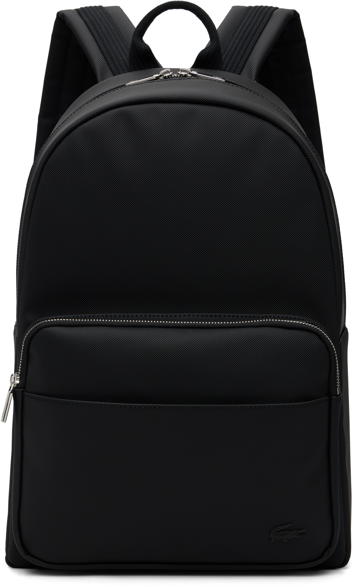 Lacoste Black Classic Piqué Effect Shoulder Bag Lacoste