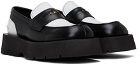 Andersson Bell Black & White Broeils 23 Penny Loafers