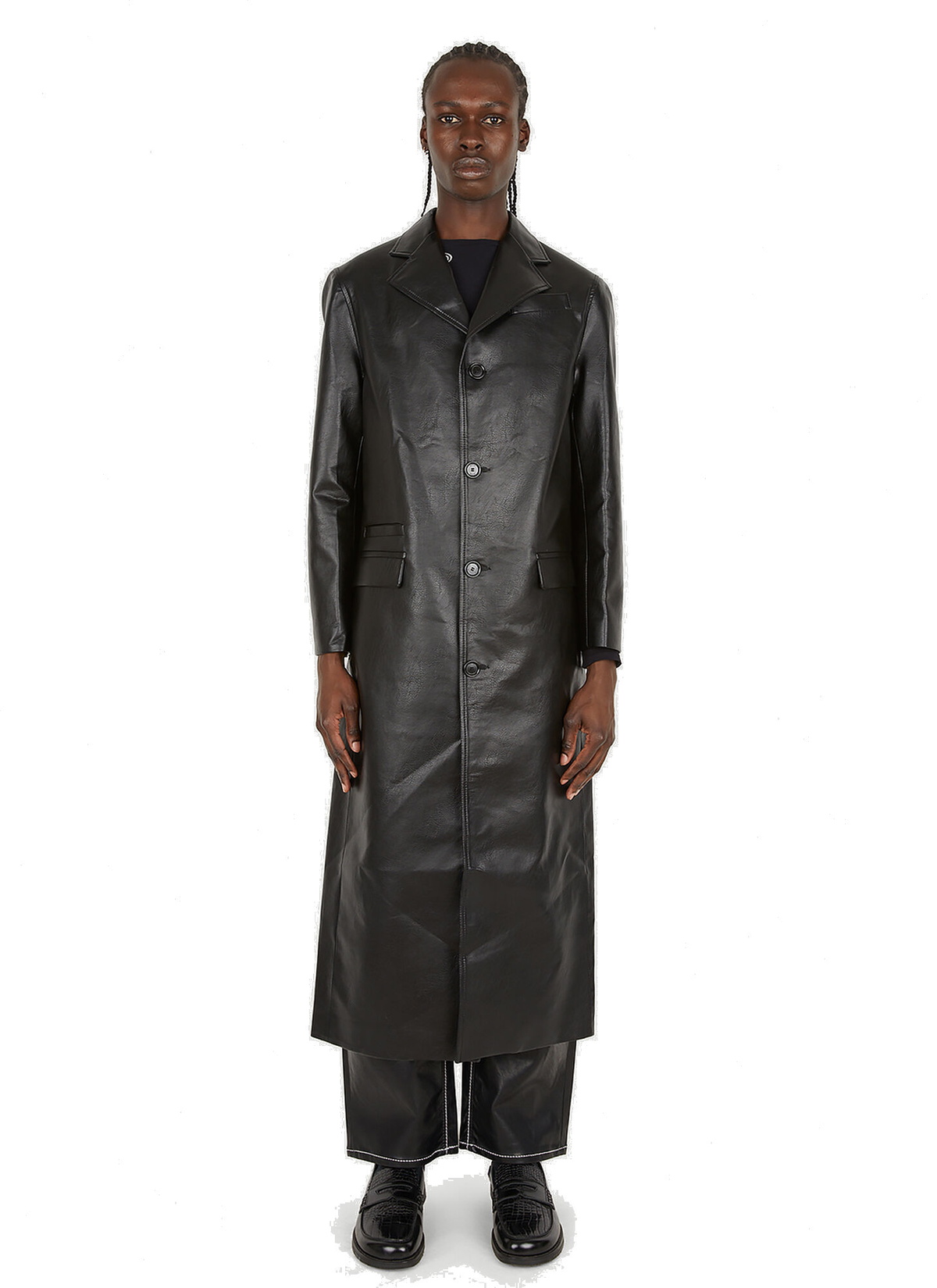 Morris Long Coat in Black Eytys