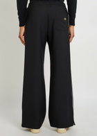 Valentino Garavani Drawstring Twill Track Pants Black