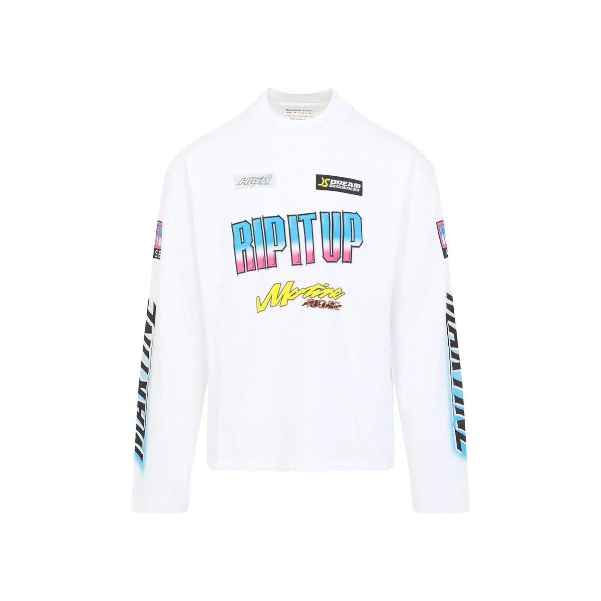 Martine Rose Martin Rose Funnel Neck L/s T-shirt Martine Rose