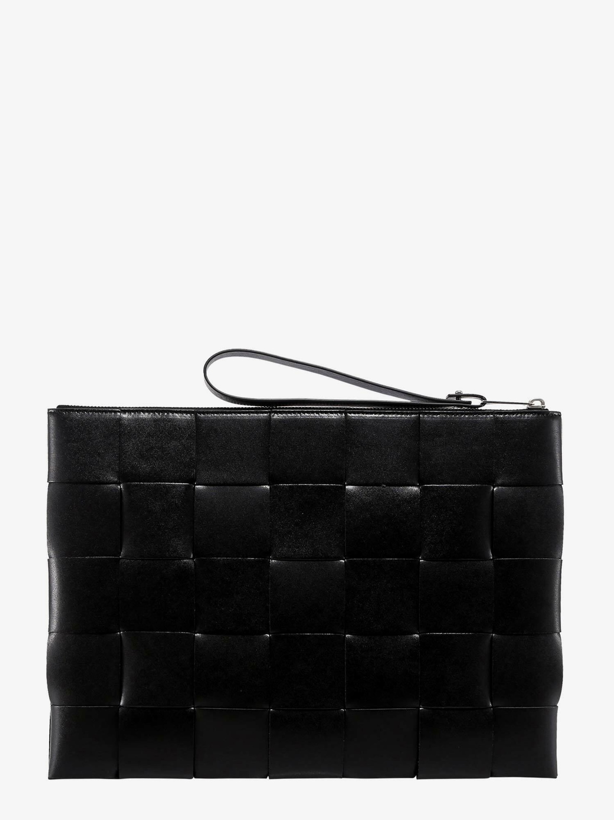 Bottega Veneta Cassette Black Mens Clutch