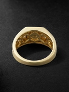 SHAY - 18-Karat Gold Diamond Signet Ring - Gold