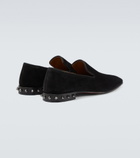 Christian Louboutin - Marquees spiked suede loafers