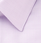 Hugo Boss - Lilac Isko Slim-Fit Cotton-Jacquard Shirt - Men - Lilac