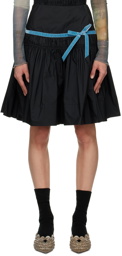 Molly Goddard Black Lola Miniskirt