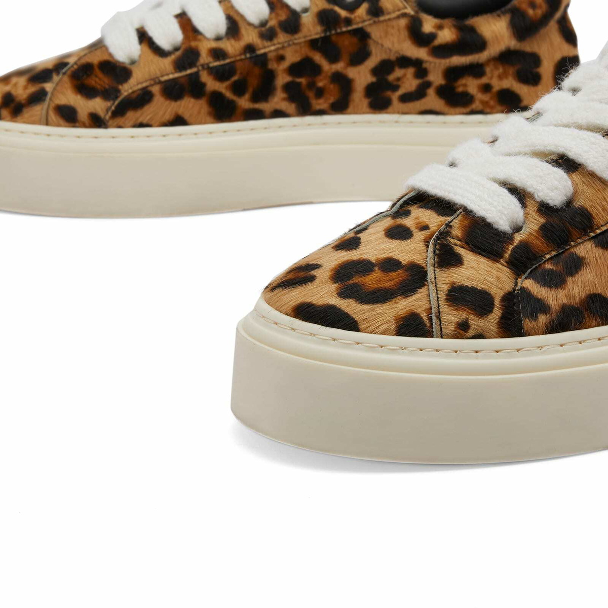 Cole Buxton Men's Wilson Sneakers in Leopard Print