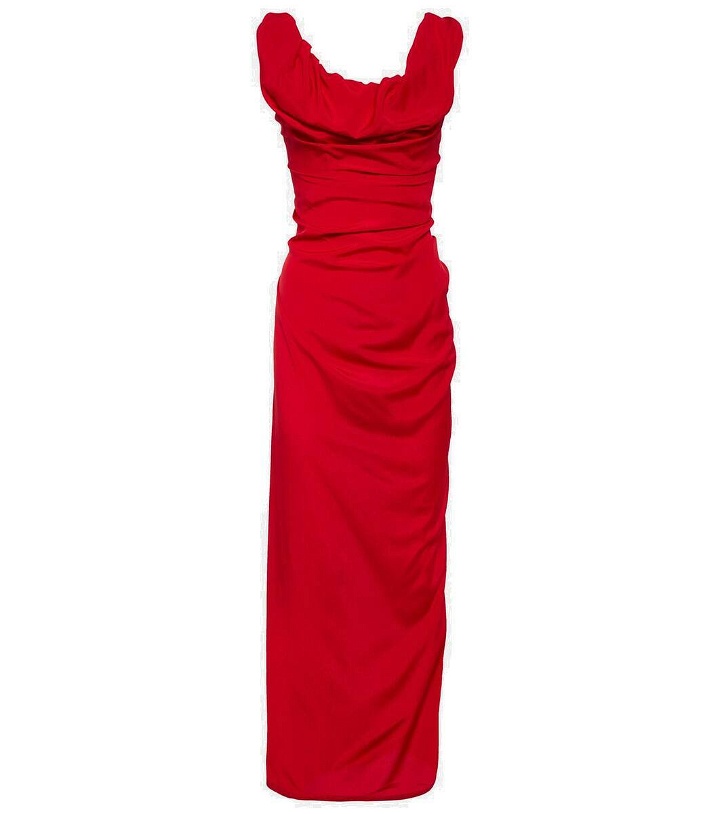 Photo: Vivienne Westwood Gathered crepe maxi dress