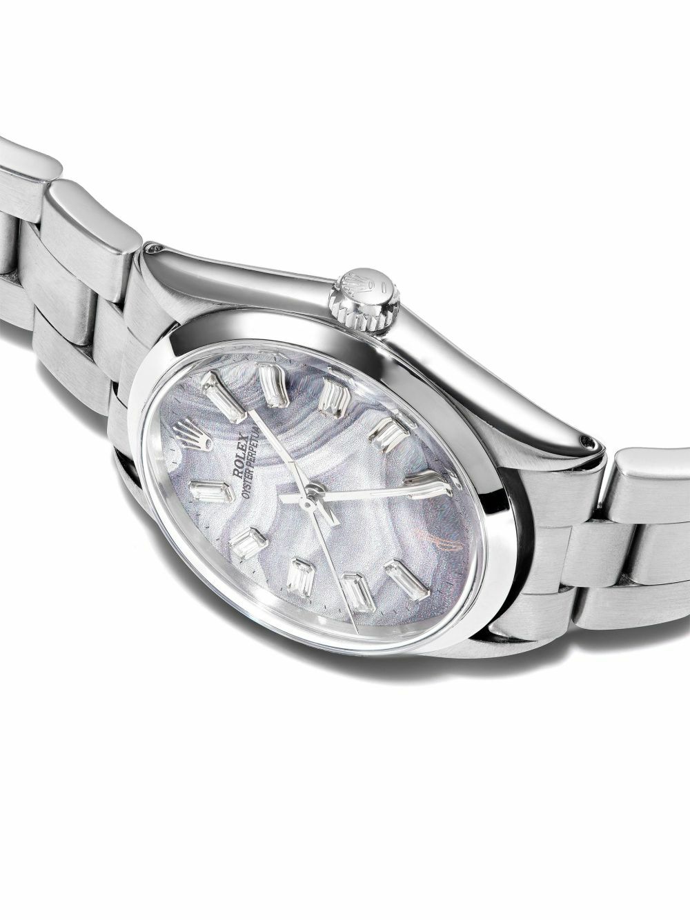 Jacquie Aiche Grey Reworked Vintage Rolex Oyster Perpetual Watch