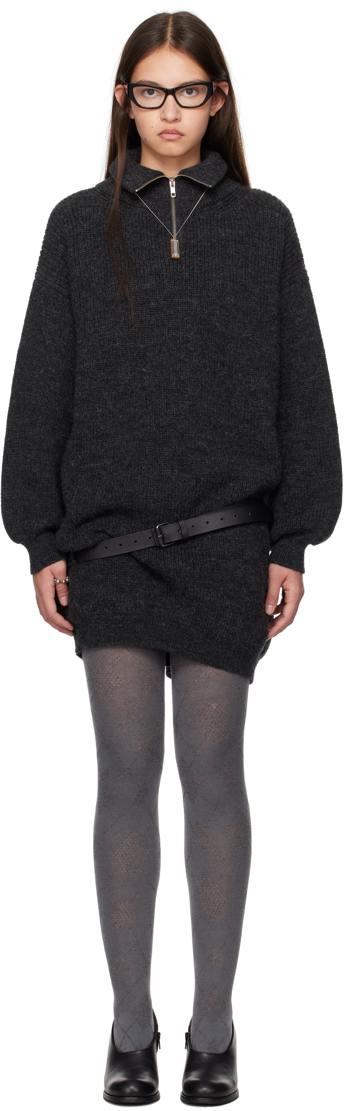 Magliano Gray Big Knitted Camion Sweater