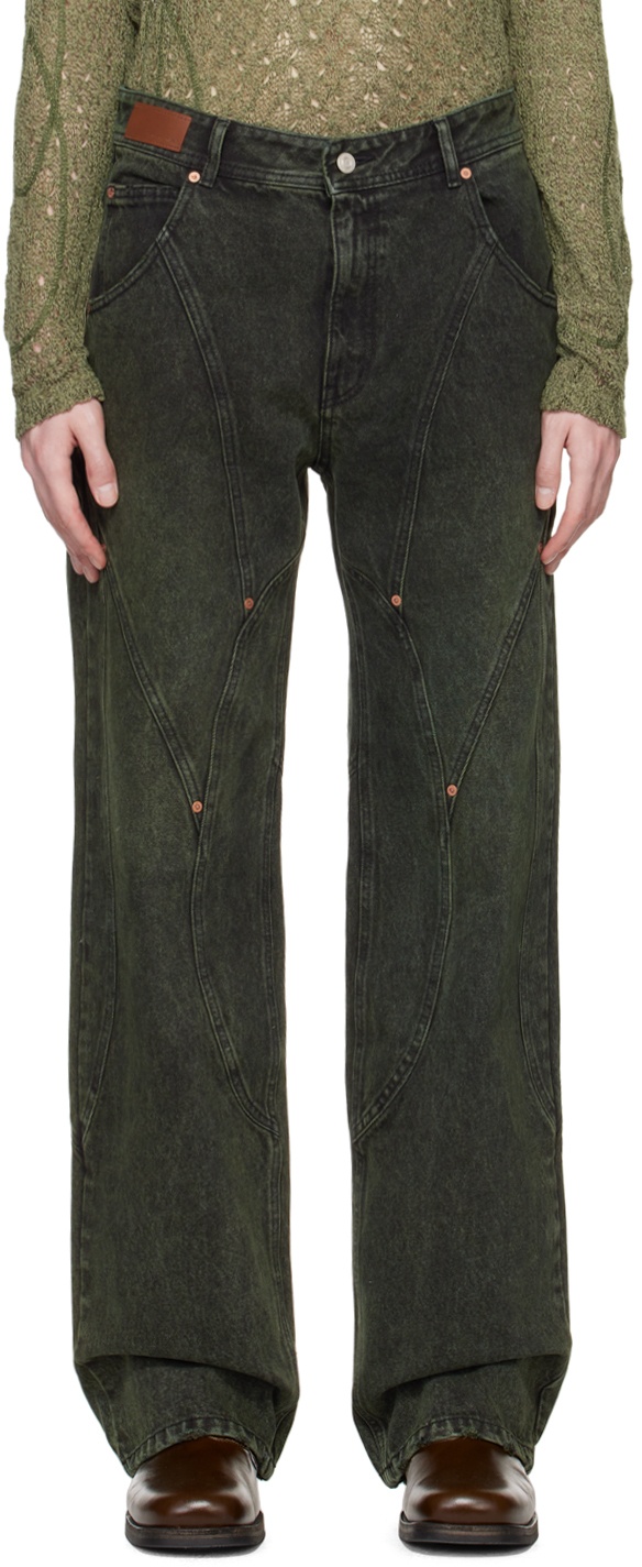 Andersson Bell Green Brick Curve Jeans Andersson Bell