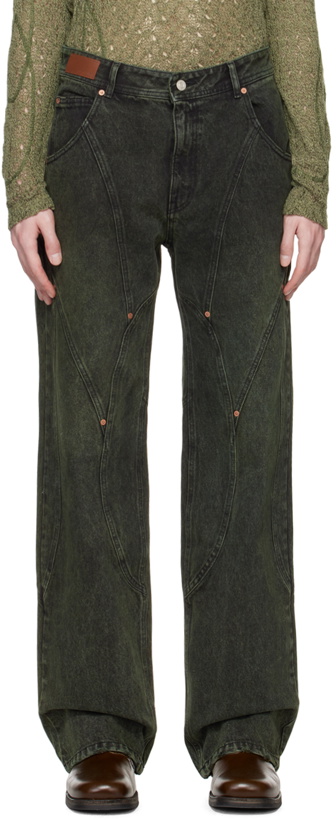 Photo: Andersson Bell Green Brick Curve Jeans