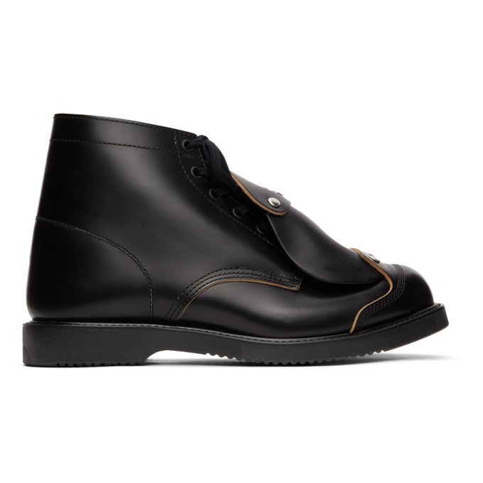 Photo: Comme des Garcons Homme Plus Black Safety Boots