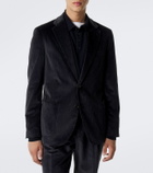 Lardini Cotton and cashmere corduroy suit