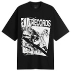 END. Records T-Shirt in Black