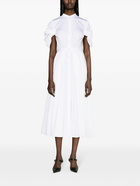 ALEXANDER MCQUEEN - Organic Cotton Midi Dress