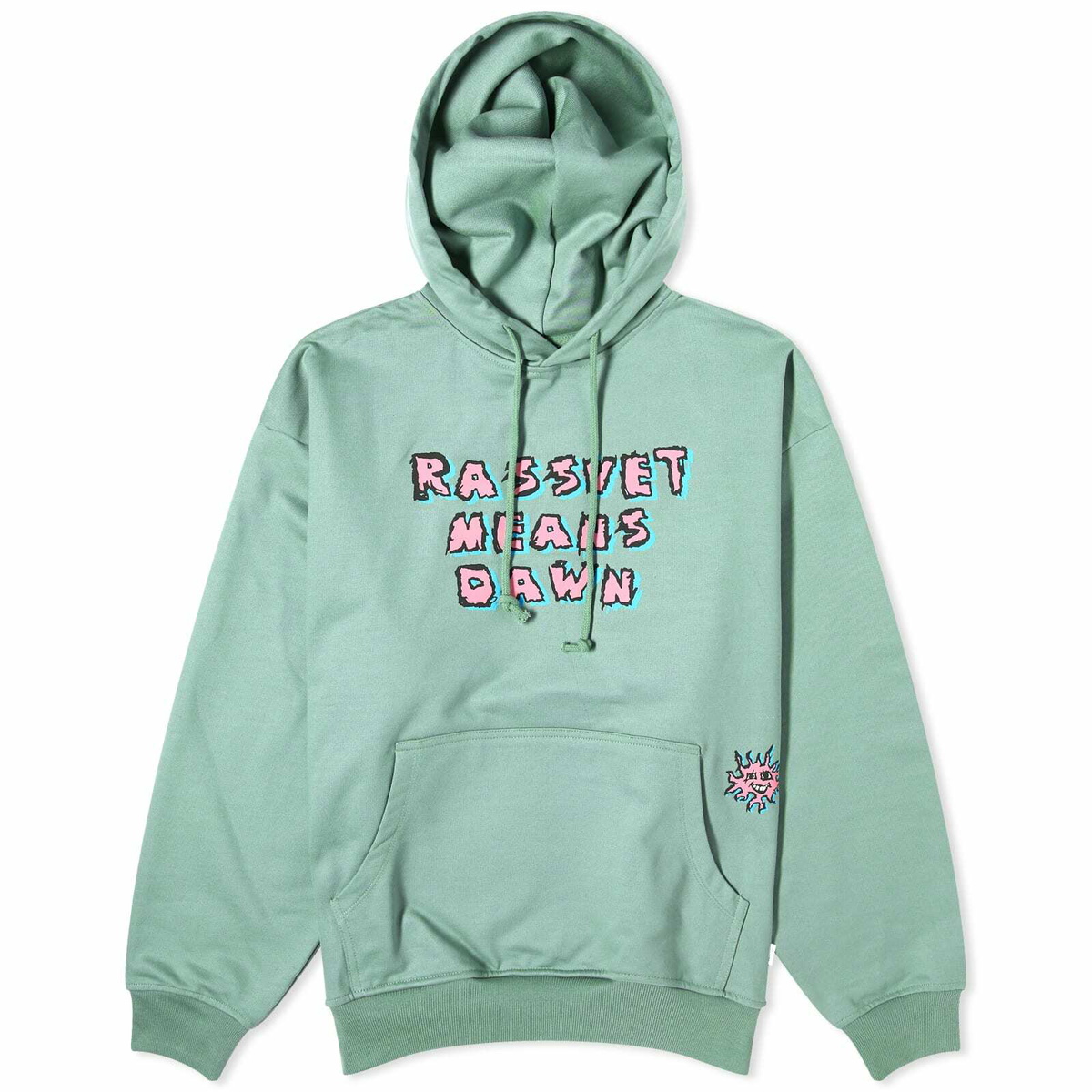 PACCBET Men's R.M.D Popover Hoodie in Khaki