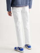 SAVE KHAKI UNITED - Standard Slim-Fit Cotton-Canvas Trousers - White