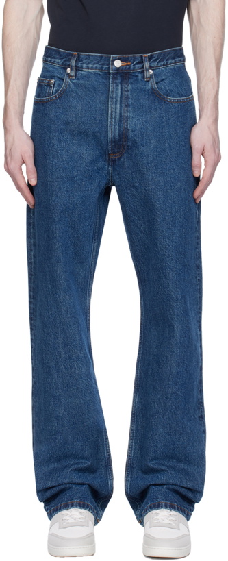 Photo: A.P.C. Blue Relaxed Jeans