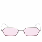 Ray-Ban Women's Yevi Sunglasses in Gunmetal/Pink 