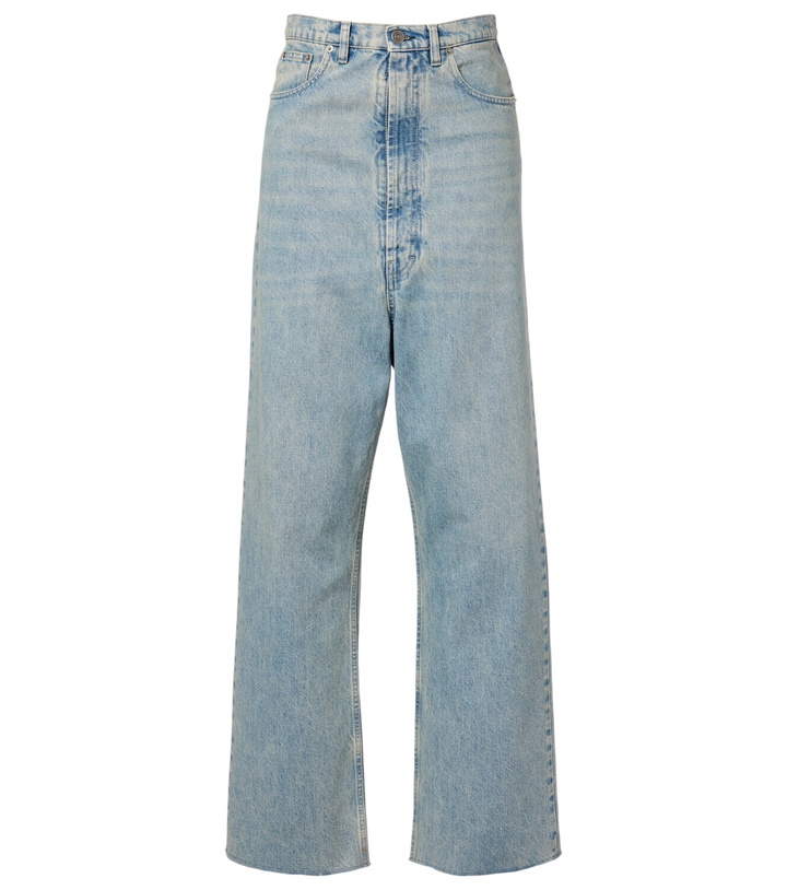 Photo: Maison Margiela Frayed straight jeans
