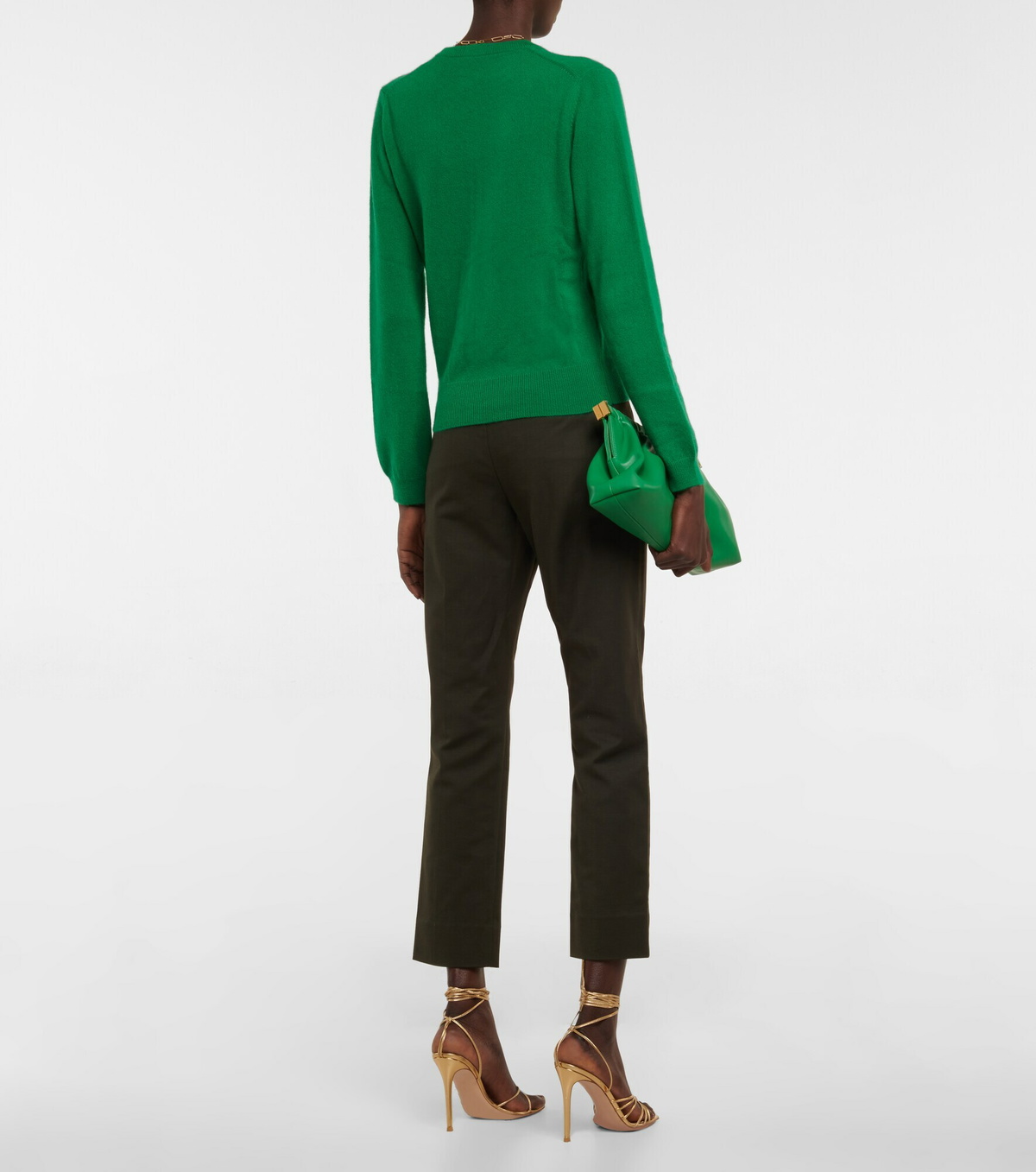 Vince - High-rise cropped cotton-blend pants Vince